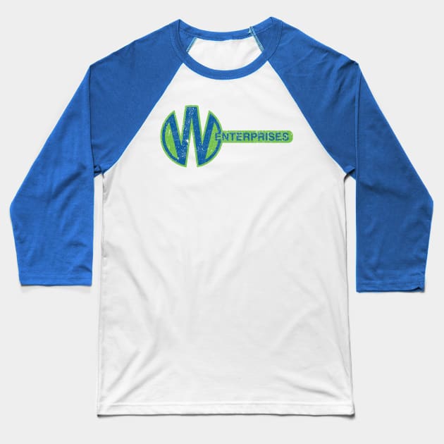 World Enterprises Corporation Baseball T-Shirt by huckblade